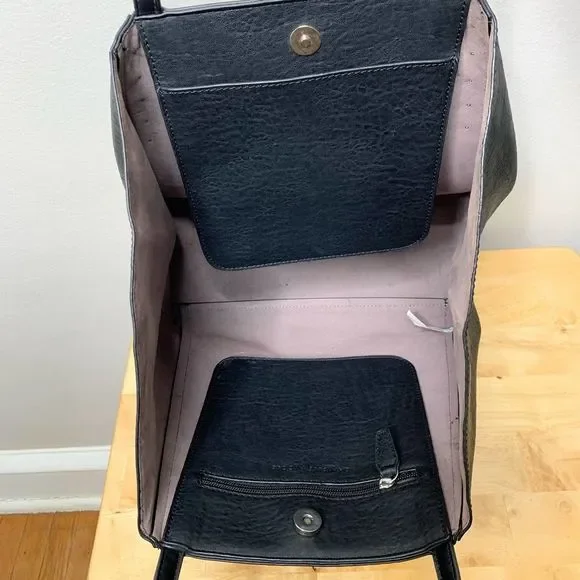 Danielle Nicole Faux Leather Tote Bag Black - Picture 2 of 15